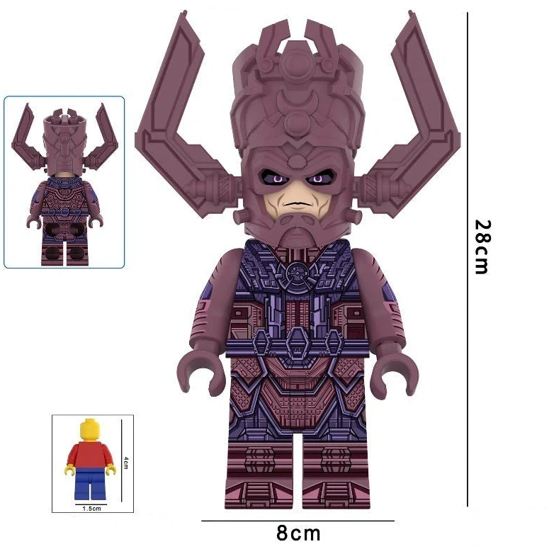 Galactus Custom Marvel Superhero Megafigure Large Minifigure