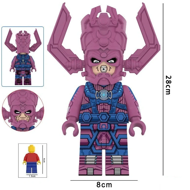 Galactus Custom Marvel Superhero Megafigure Large Minifigure