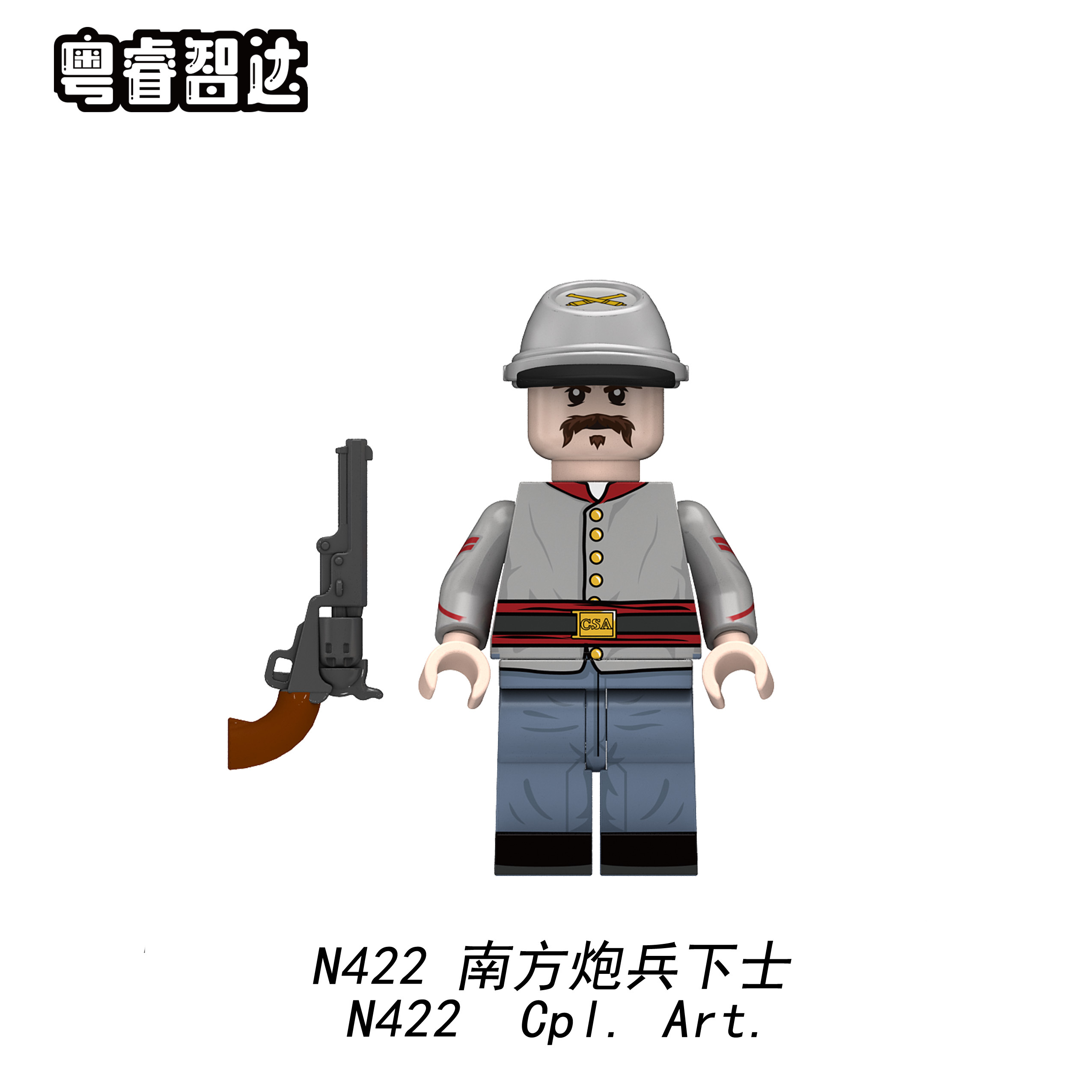 American Civil War Union Soldier Minifigure N417-N422