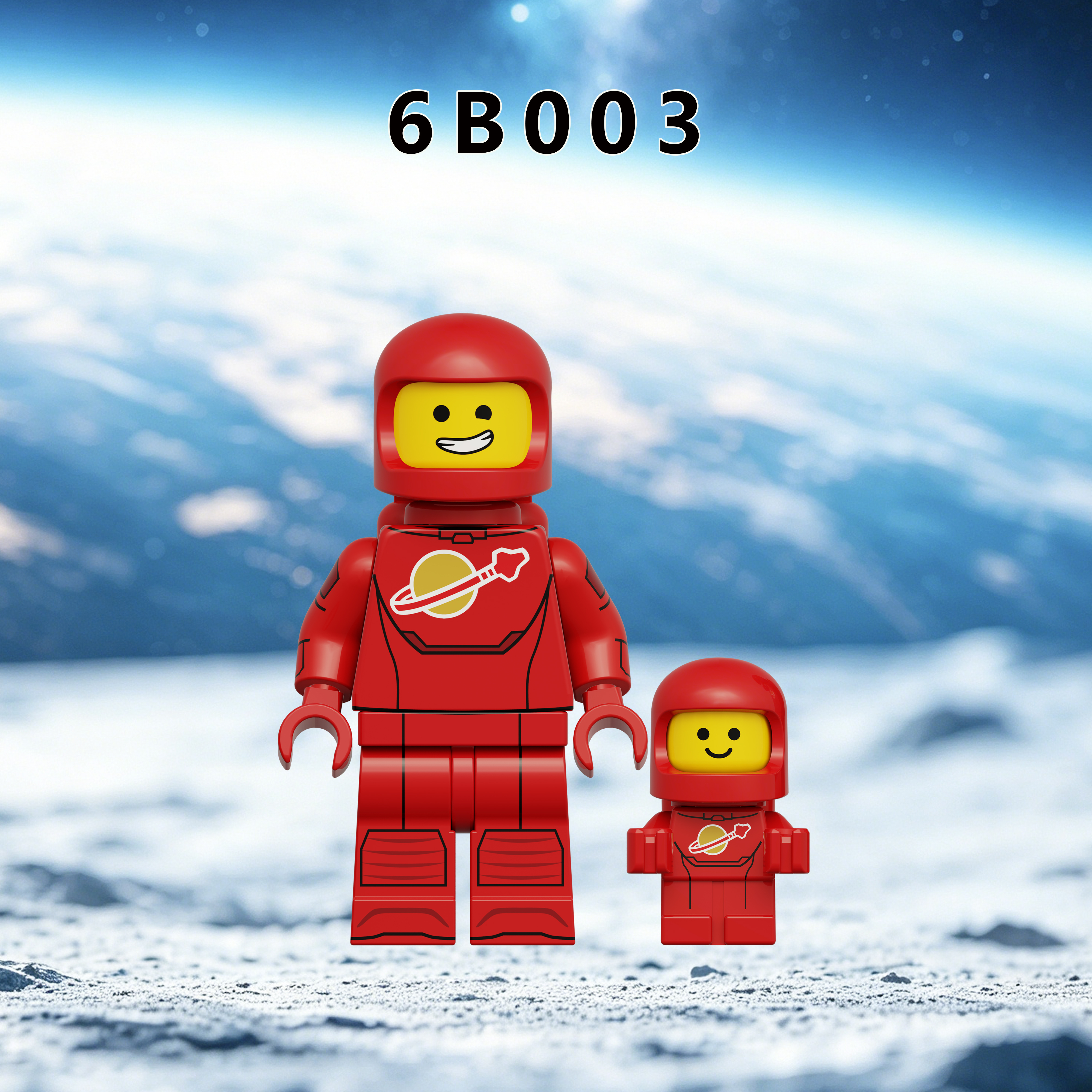 Colorful Astronaut Collectible Minifigures 6B003-6B010