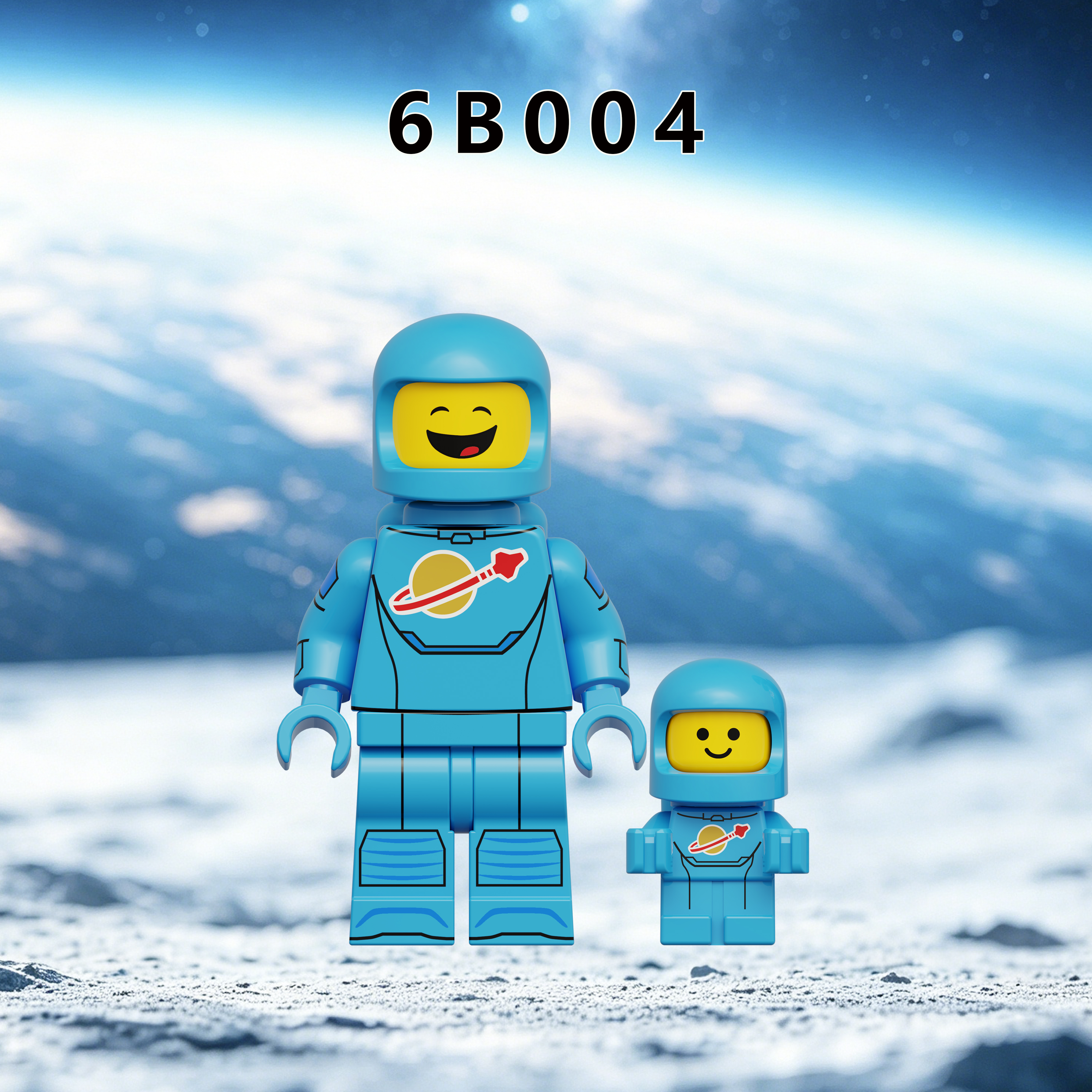 Colorful Astronaut Collectible Minifigures 6B003-6B010