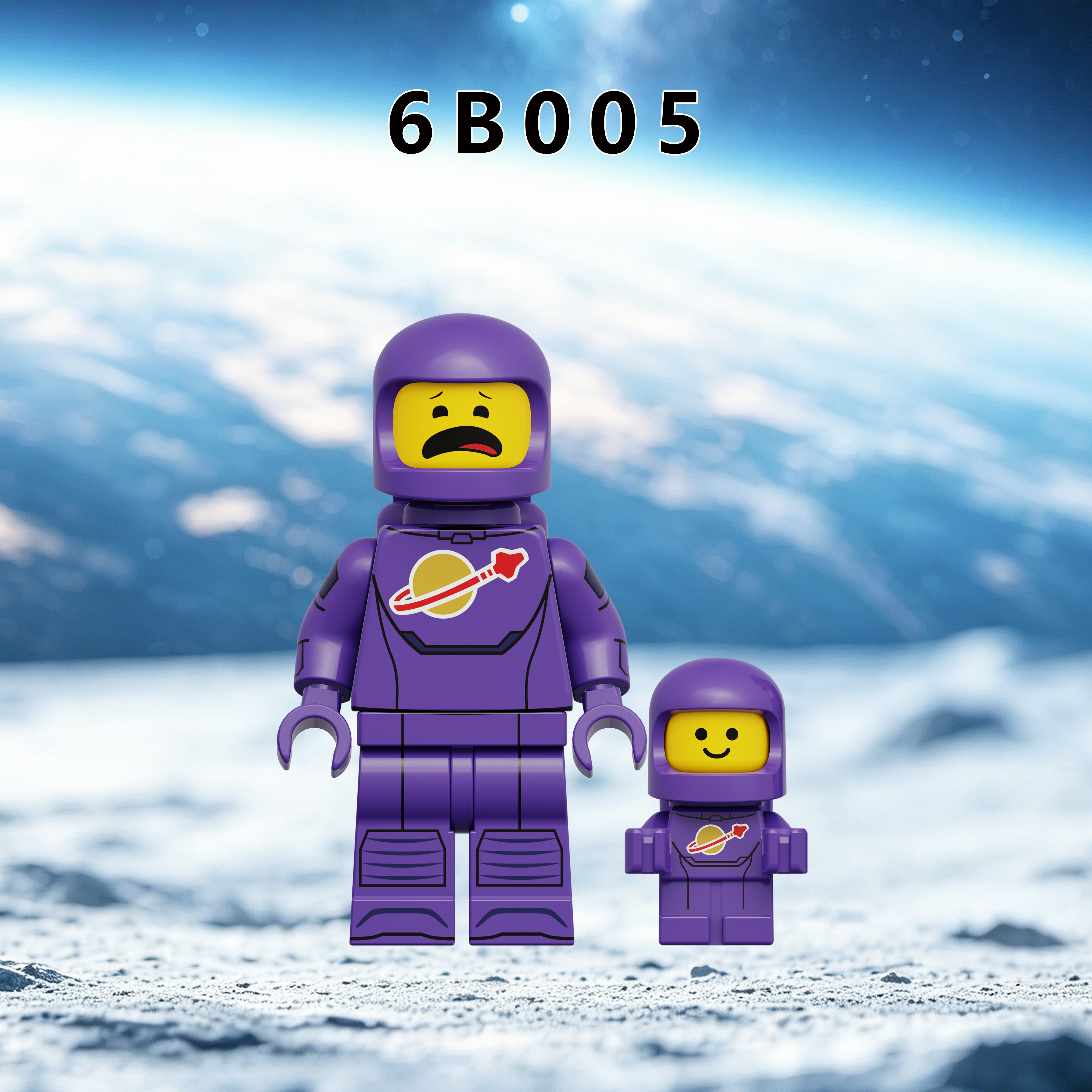 Colorful Astronaut Collectible Minifigures 6B003-6B010