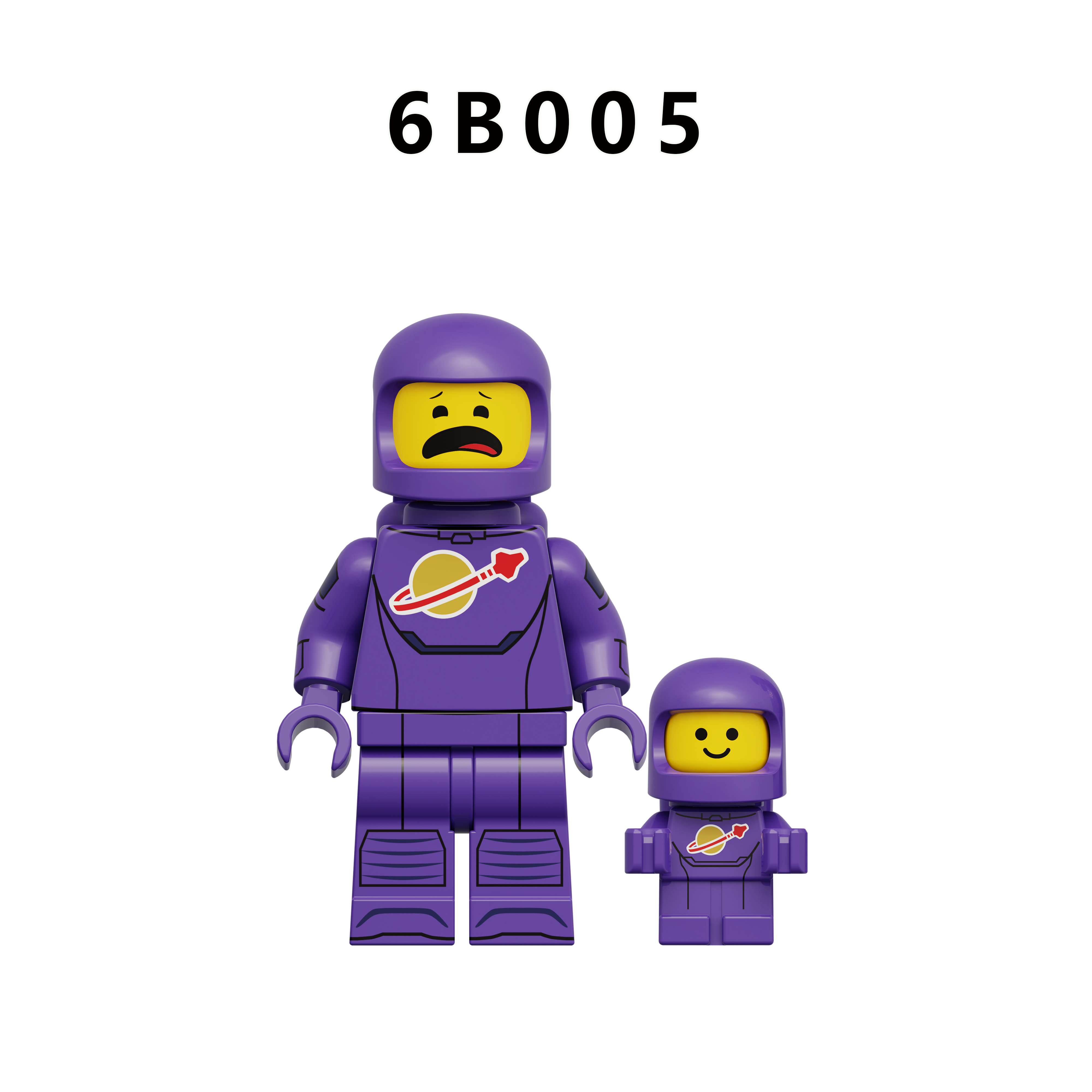 Colorful Astronaut Collectible Minifigures 6B003-6B010