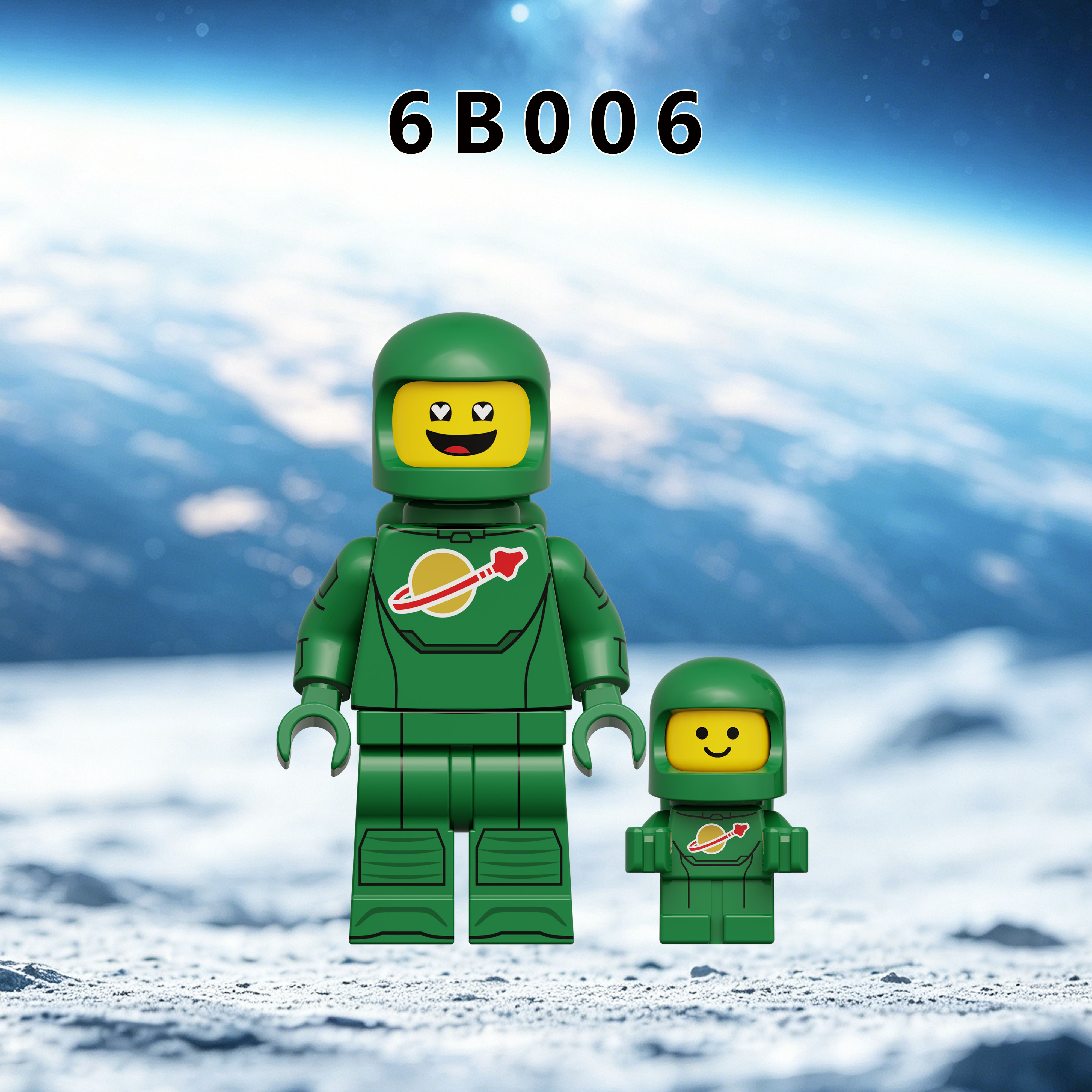 Colorful Astronaut Collectible Minifigures 6B003-6B010