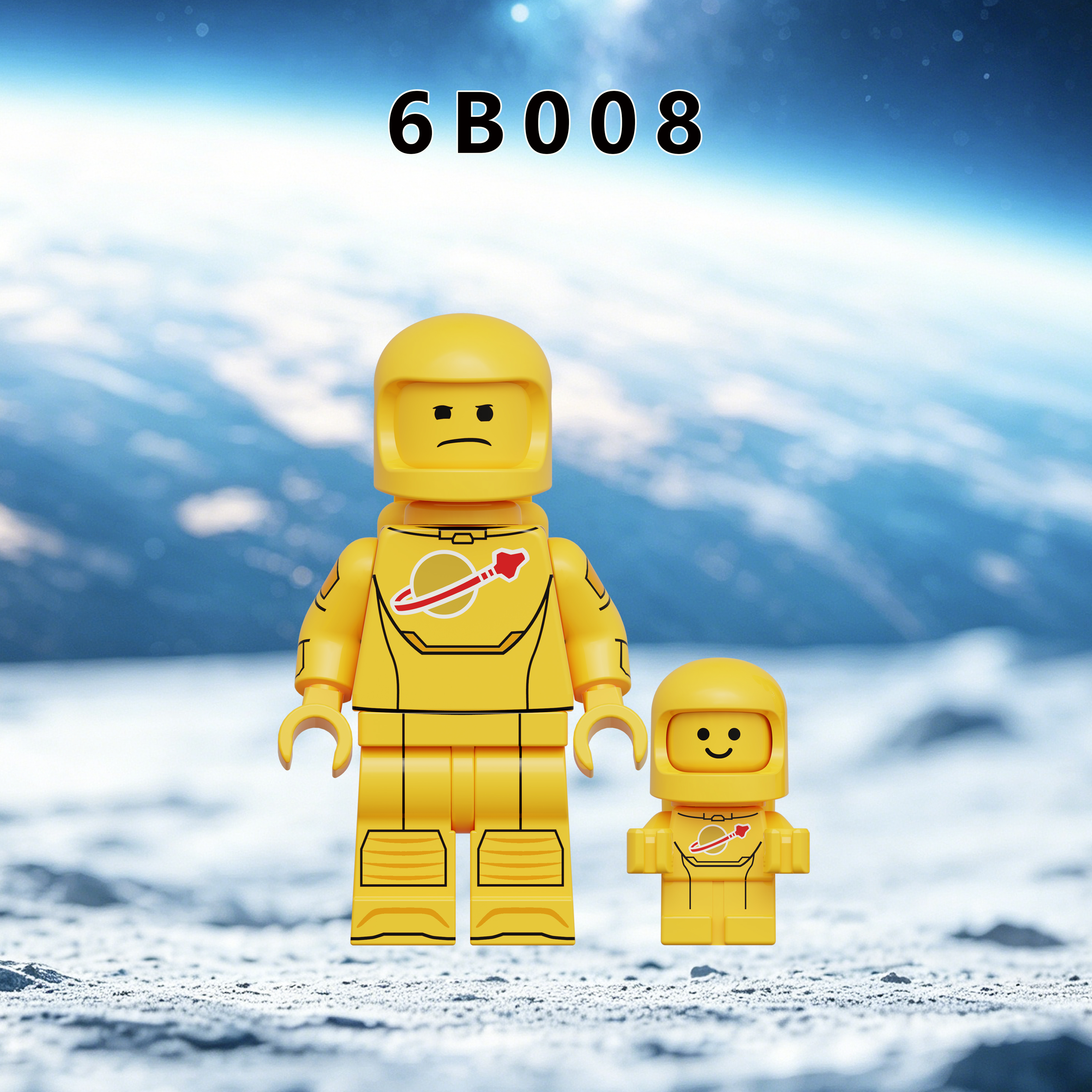 Colorful Astronaut Collectible Minifigures 6B003-6B010
