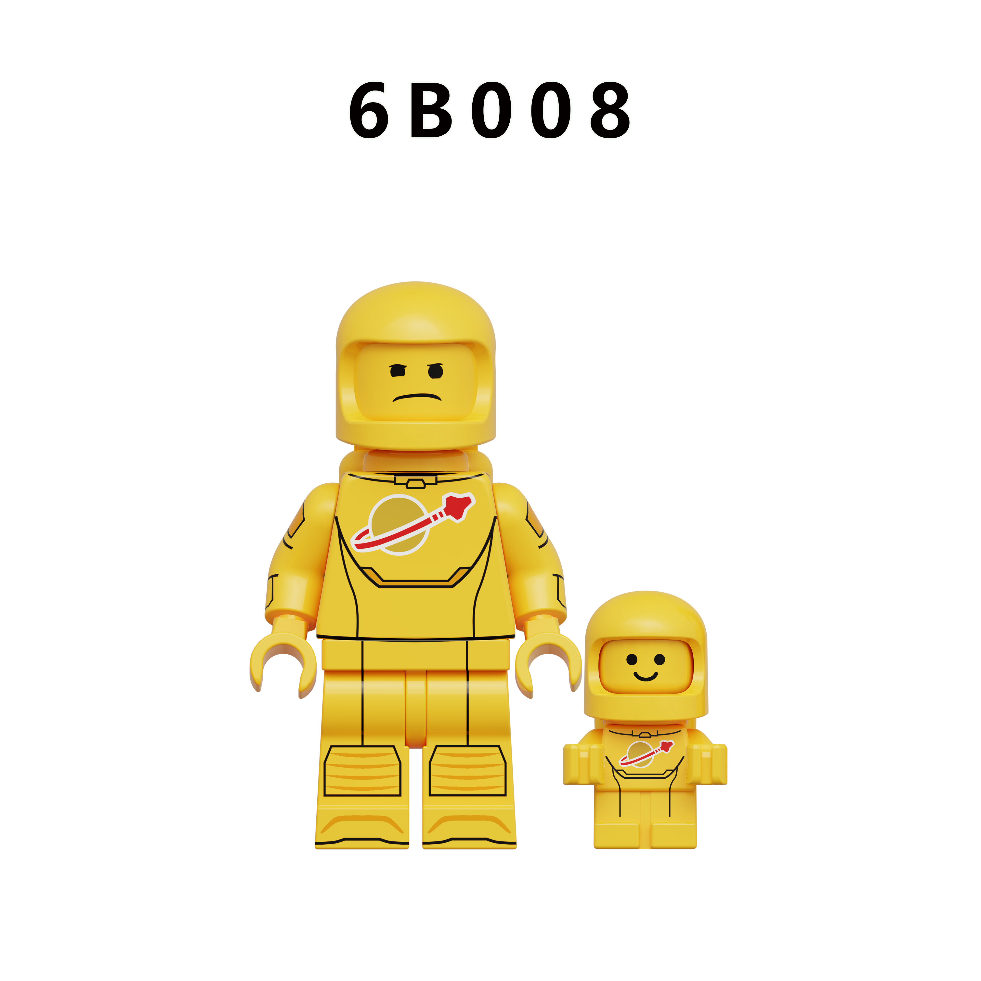 Colorful Astronaut Collectible Minifigures 6B003-6B010