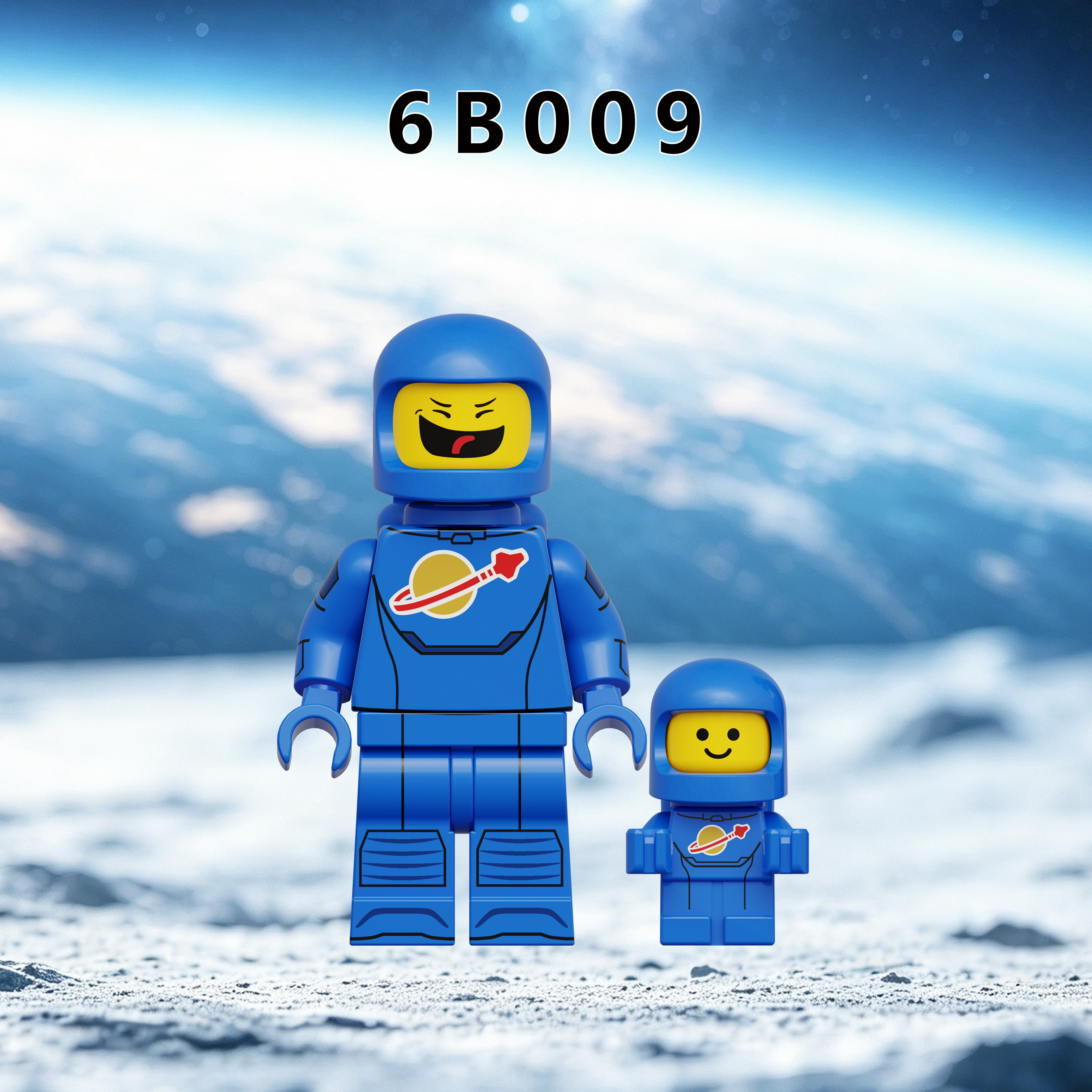 Colorful Astronaut Collectible Minifigures 6B003-6B010