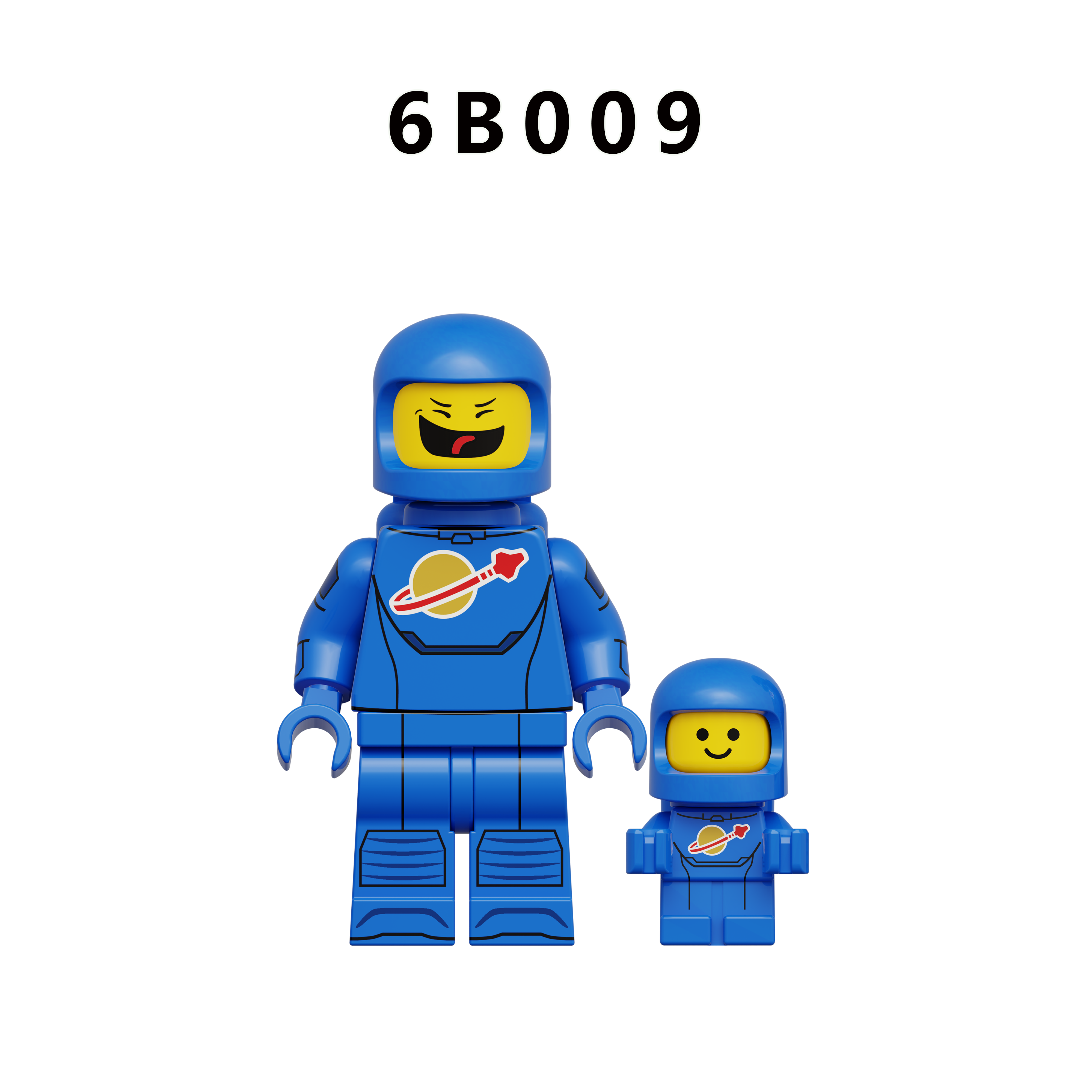 Colorful Astronaut Collectible Minifigures 6B003-6B010