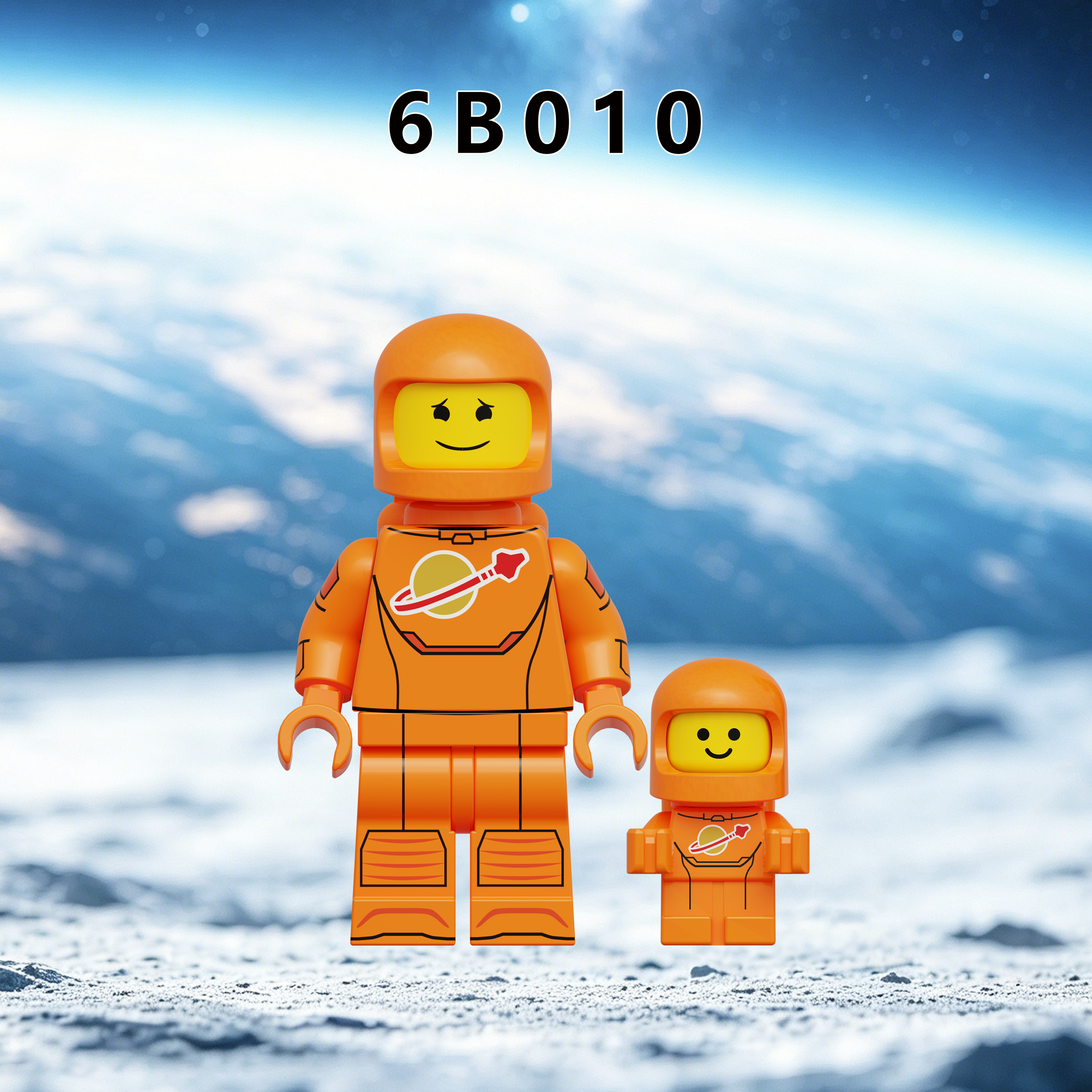 Colorful Astronaut Collectible Minifigures 6B003-6B010