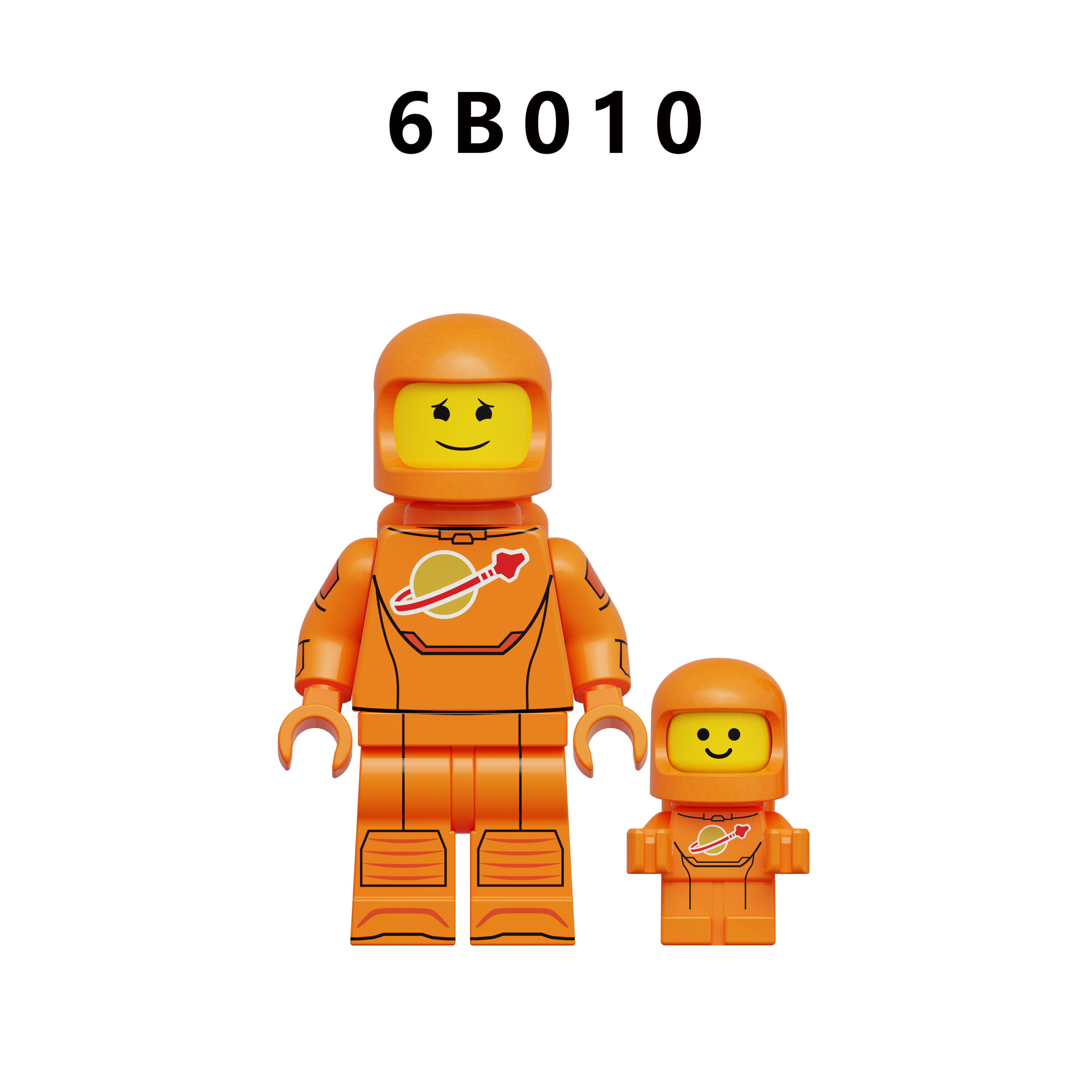 Colorful Astronaut Collectible Minifigures 6B003-6B010