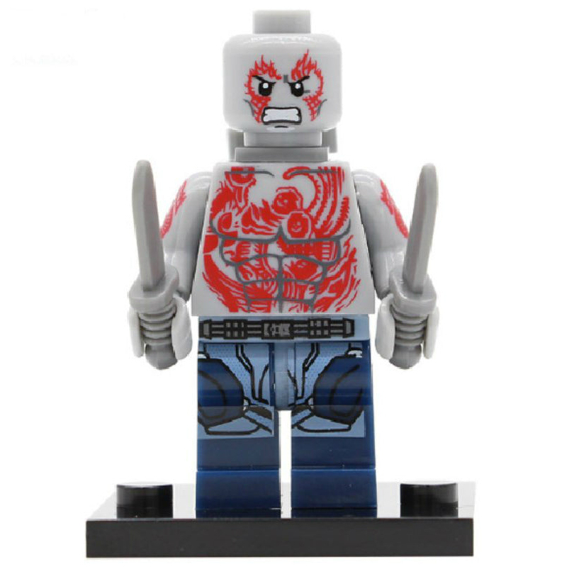 Drax the Destroyer Marvel Superhero Minifigure Guardians of the Galaxy