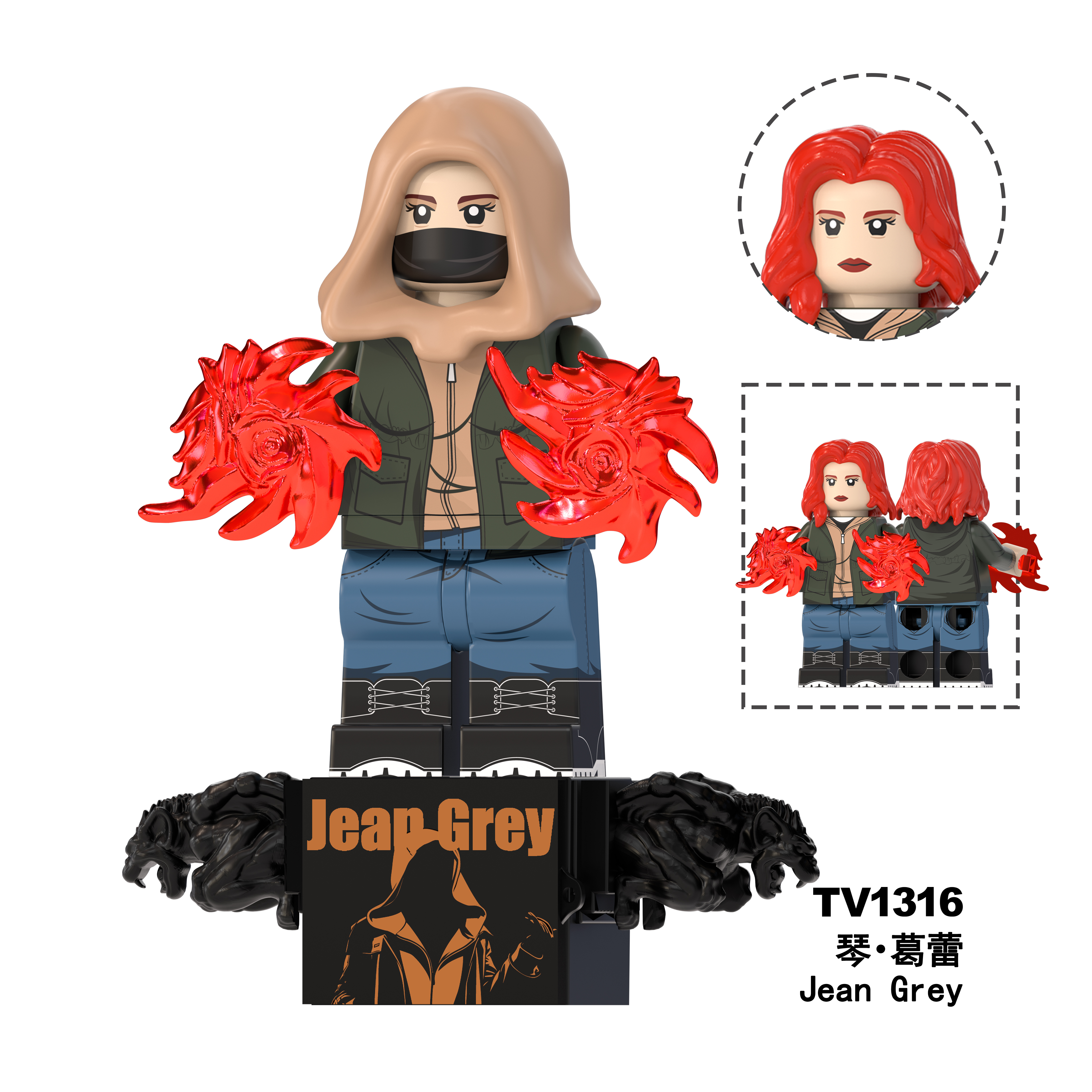Spider-Man Daredevil The Hand Punisher Custom Marvel Superhero Minifigure Set TV6238