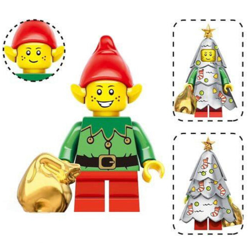 Christmas Elf Custom Minifigure