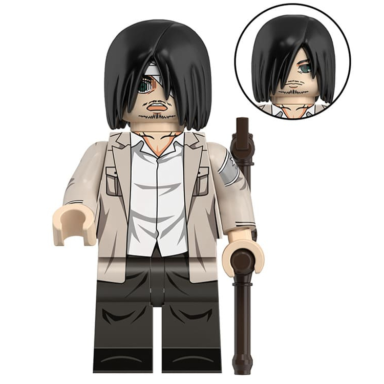 Eren Jaegar From Attack on Titan Custom Anime Minifigure