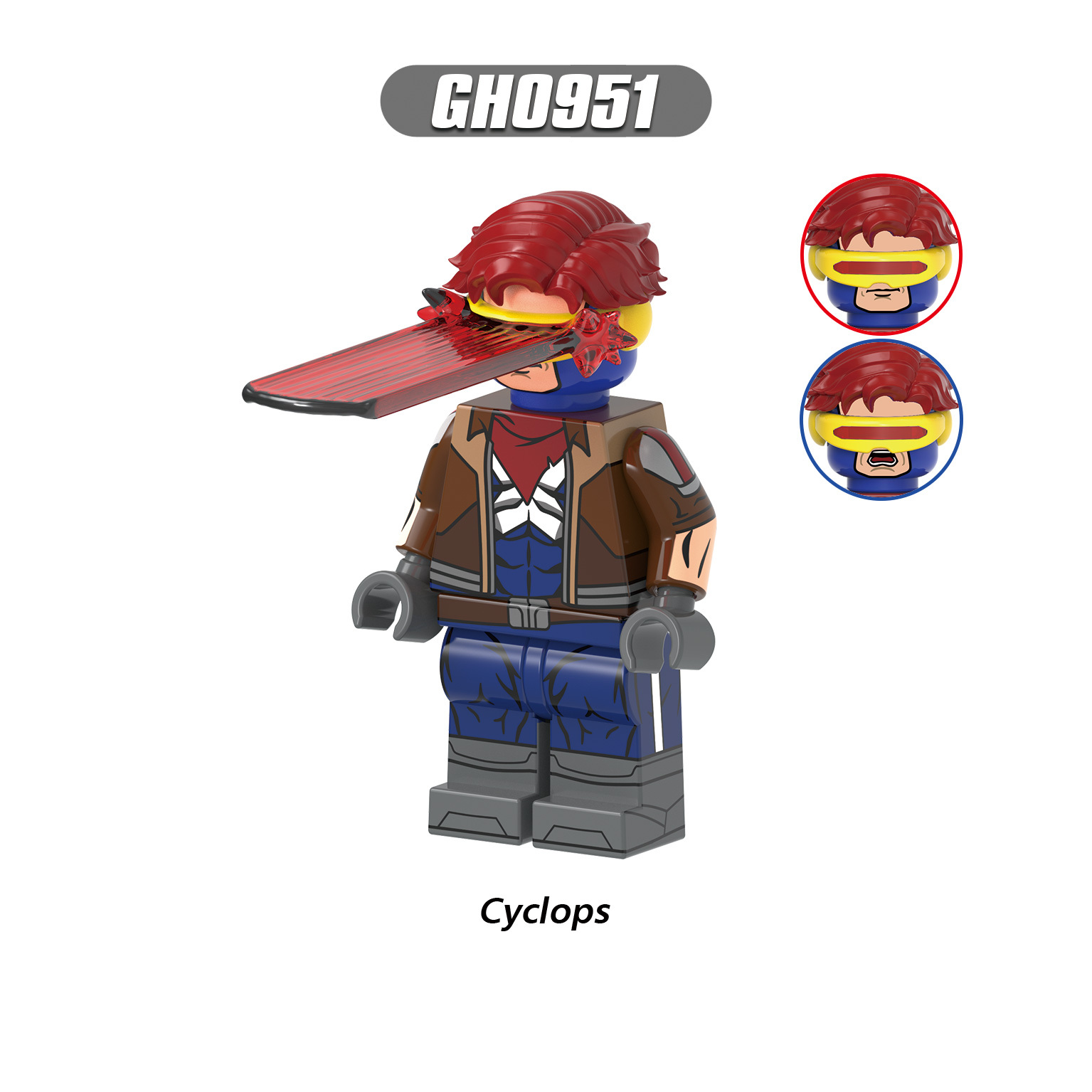 X-Men Marvel Superhero Minifigures Morph Professor X Cyclops Magneto Wolverine G0222