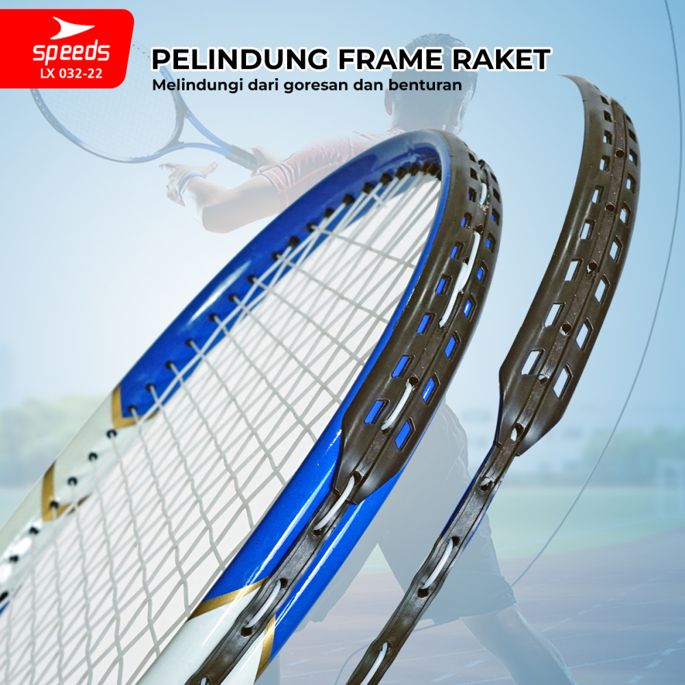 SPEEDS Raket Tennis Set Bola Raket Tenis Latihan Tenis Tennis Trainner Training Toll Exercise 27inch Olahraga Tennis Trainer 032-22