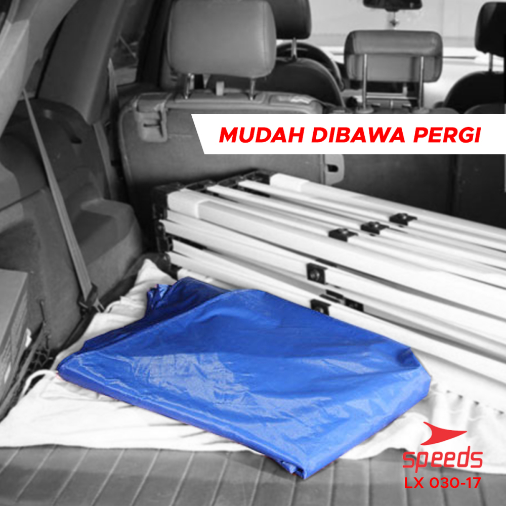 SPEEDS Terpal Tenda 3x4.5m Tenda Lipat Jualan Tenda Bazar Waterproof Berbahan Kain Oxford 600D 030-17