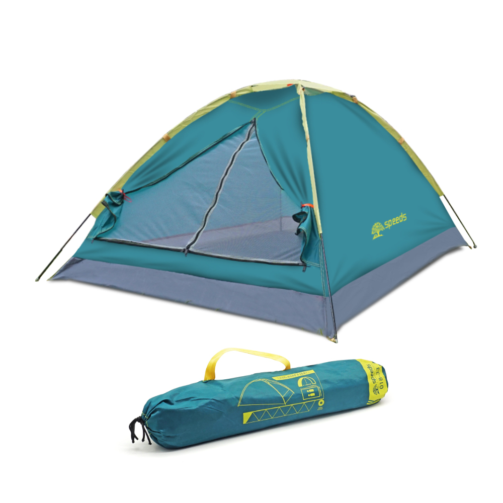 SPEEDS Tenda Camping Lipat Manual Tenda Gunung Portable 2-3 Orang Tenda Outdoor 018-33