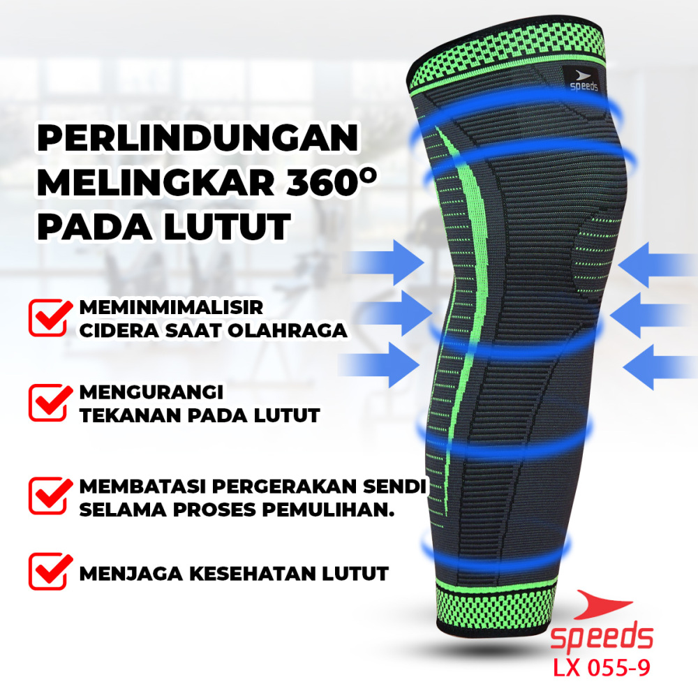 SPEEDS Pelindung Lutut Untuk Perlengkapan fitness Knee Protector 055-9