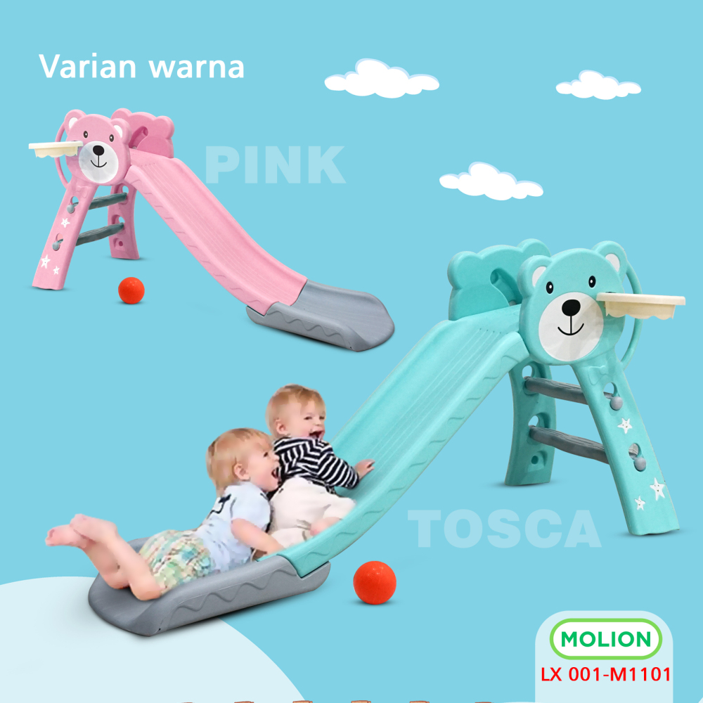 MOLION Mainan SNI Perosotan Anak Papan Seluncur Anak Playground Prosotan BabyFence PlayFence Berstandar 001-M1101