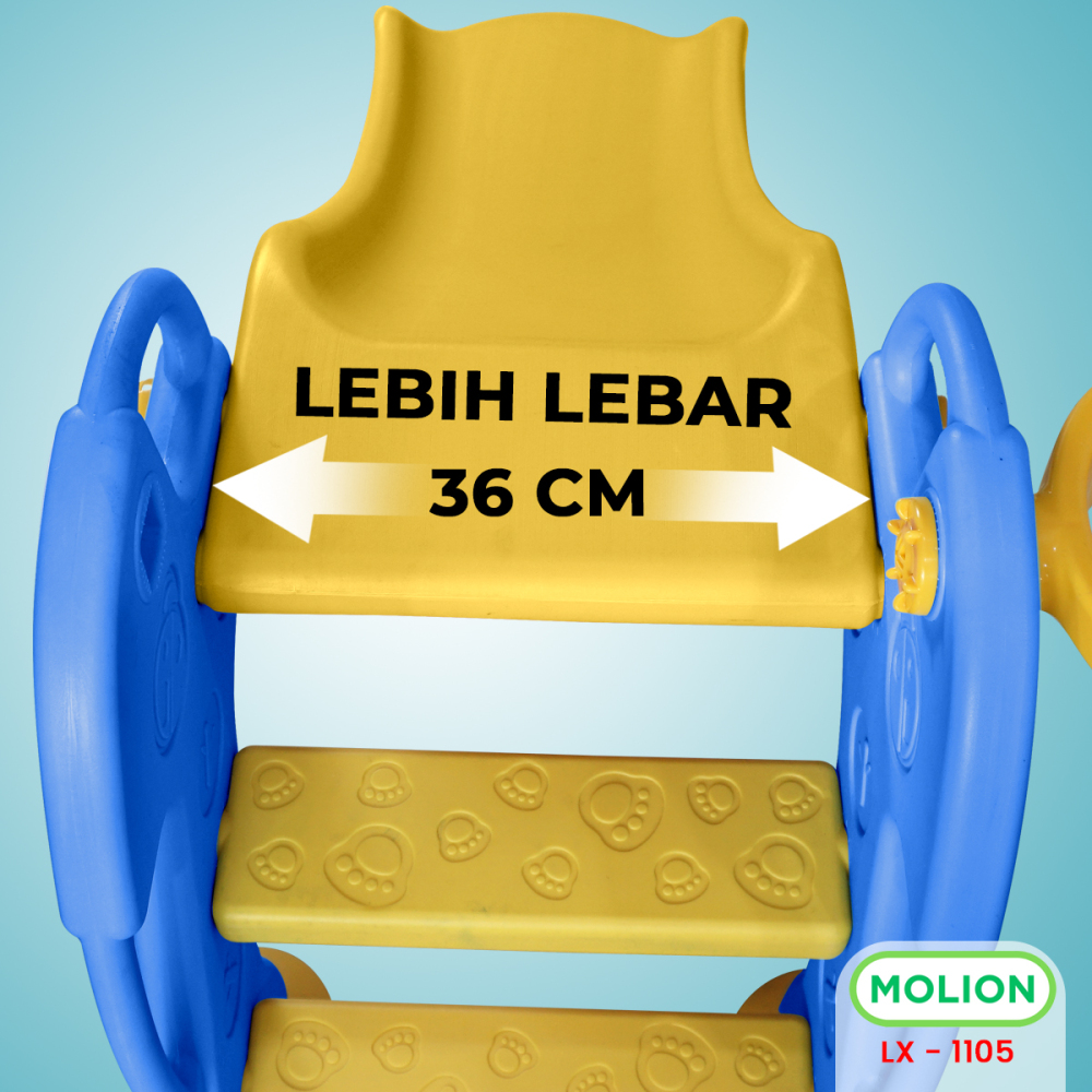 MOLION Mainan SNI Perosotan Anak Mainan Seluncuran Prosotan Kuda Kudaan Playground Slide HDPE Berstandar 001-M1105