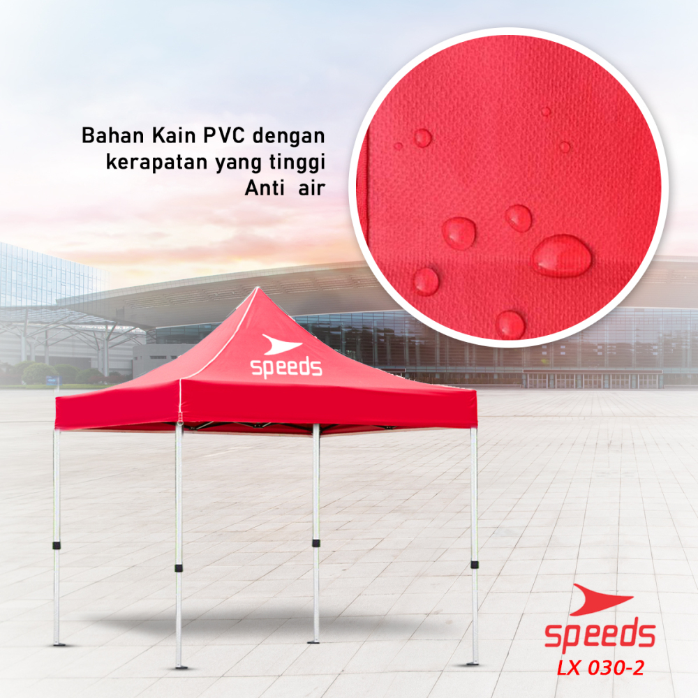 SPEEDS Tenda Lipat (3x3m, 3x4,5m 24kg) Tenda Bazar Pameran Tenda Jualan otomatis 030-2A