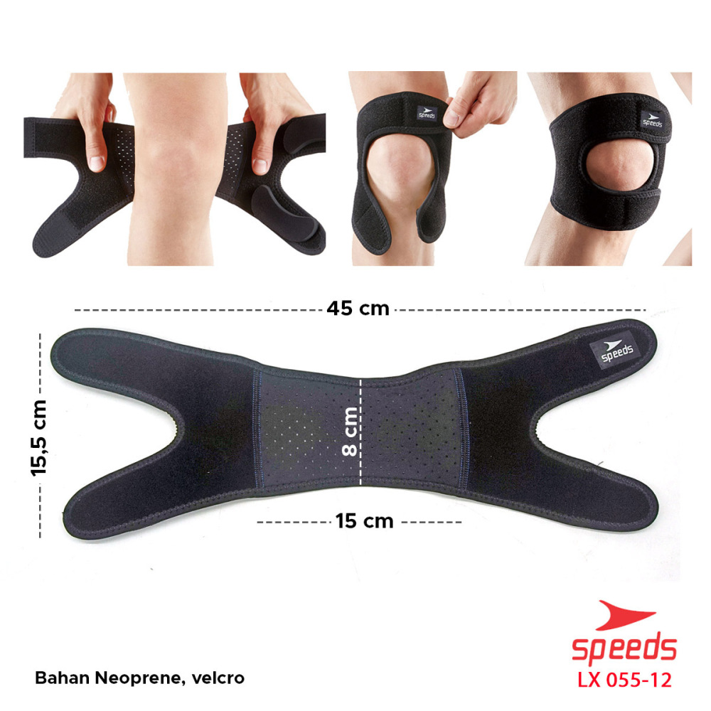SPEEDS Pelindung Lutut Untuk Perlengkapan fitness Knee Protector 055-12