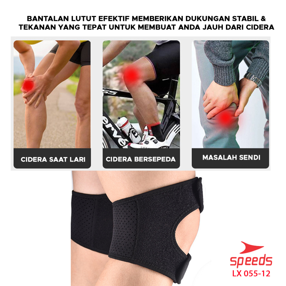 SPEEDS Pelindung Lutut Untuk Perlengkapan fitness Knee Protector 055-12