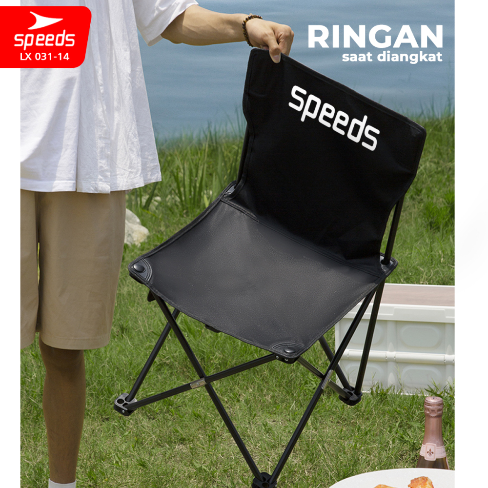 SPEEDS Kursi Lipat Berkemah Portable Kursi Gunung Kursi Sauna Bangku Foldable Chair 031-14