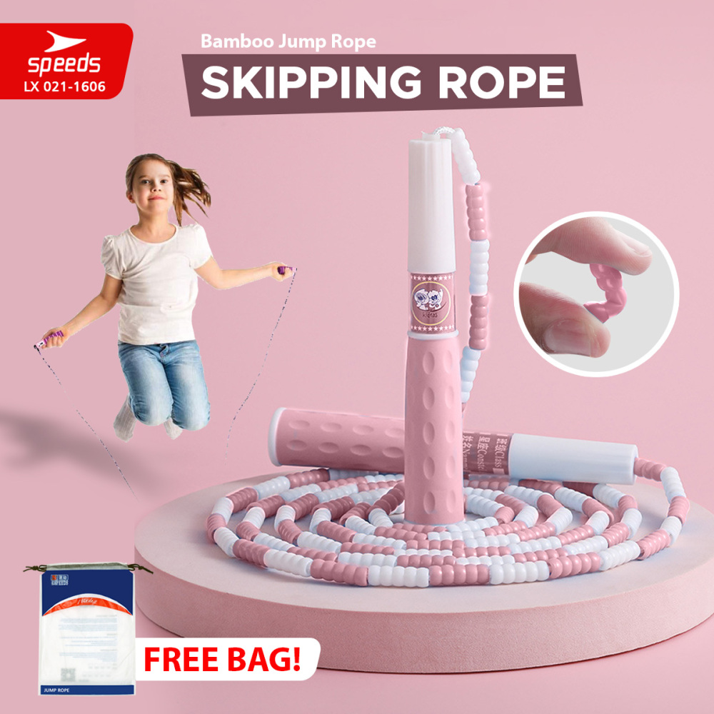 SPEEDS SKIPPING LOMPAT TALI JUMP ROPE ORIGINAL BERKUALITAS TERMURAH TERLARIS 021-1606