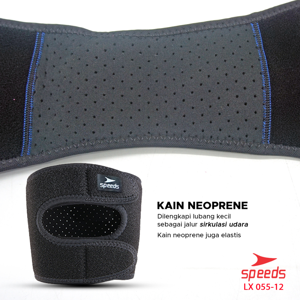 SPEEDS Pelindung Lutut Untuk Perlengkapan fitness Knee Protector 055-12