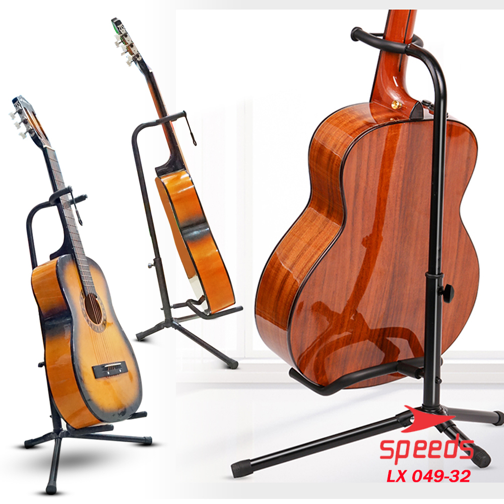 SPEEDS Stand Gitar Bass Ukulele Elektrik Dudukan Gitar Penyangga Gitar Jepitan Impor 049-32