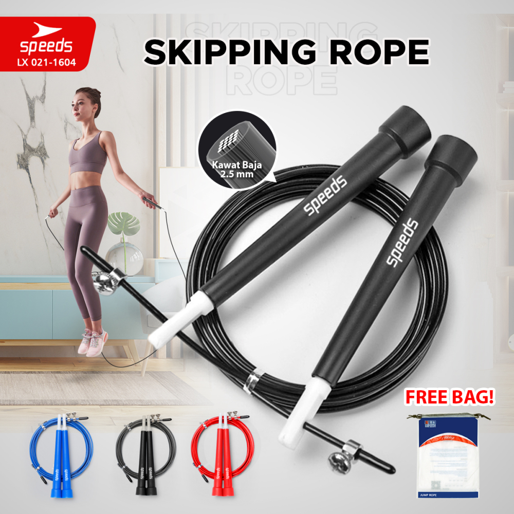 SPEEDS Skipping Lompat Tali Kansen Loncat Tali Digital Jump Rope Lompat Tali 021-1604