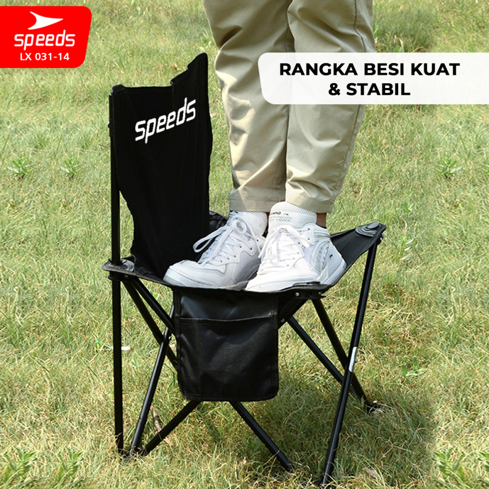 SPEEDS Kursi Lipat Berkemah Portable Kursi Gunung Kursi Sauna Bangku Foldable Chair 031-14