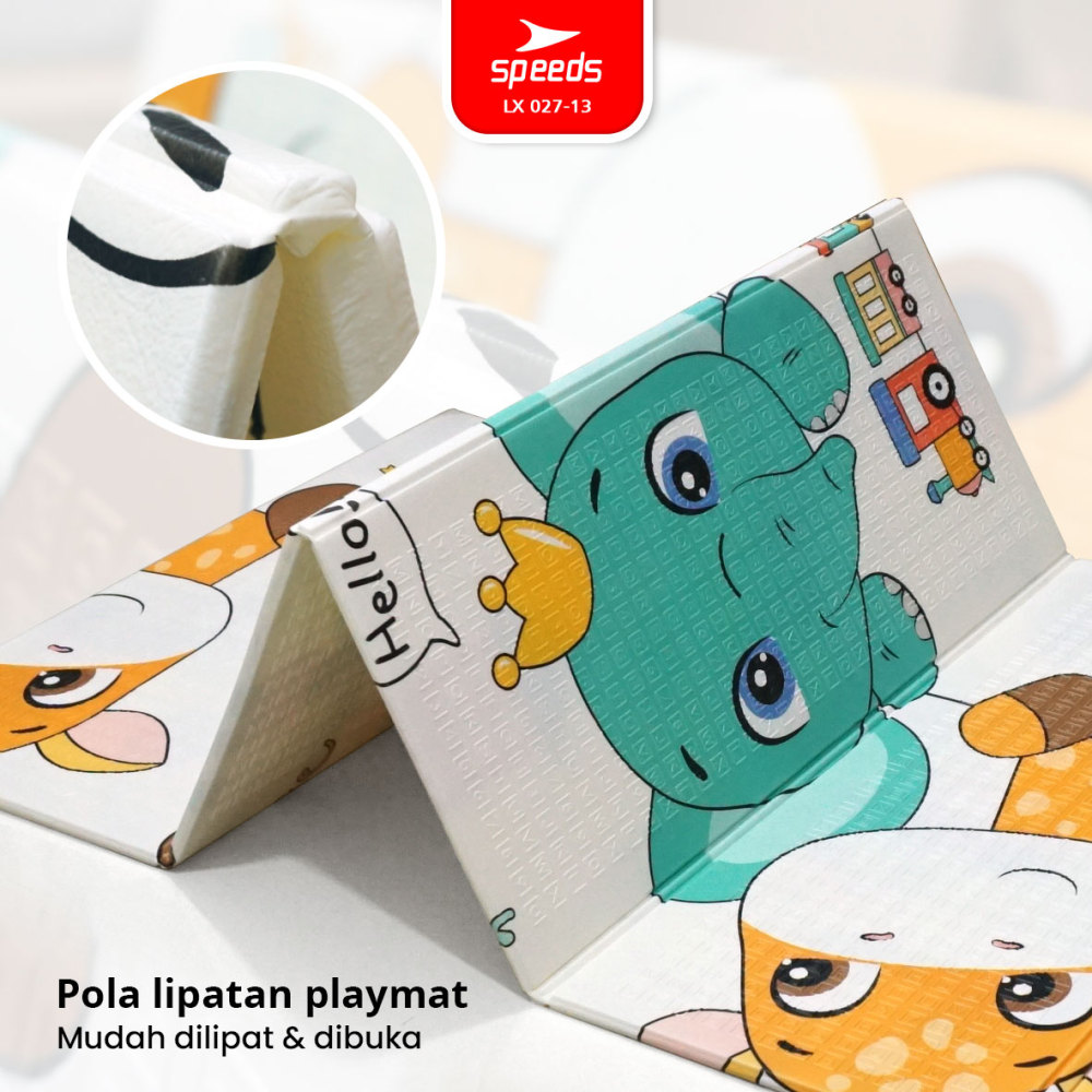 SPEEDS Playmat XPE Bayi 180x200x0.6cm Karpet Lipat Empuk 027-13