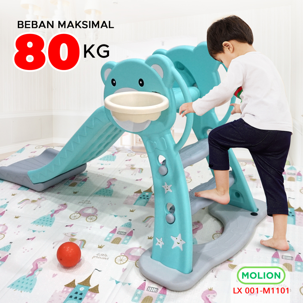 MOLION Mainan SNI Perosotan Anak Papan Seluncur Anak Playground Prosotan BabyFence PlayFence Berstandar 001-M1101