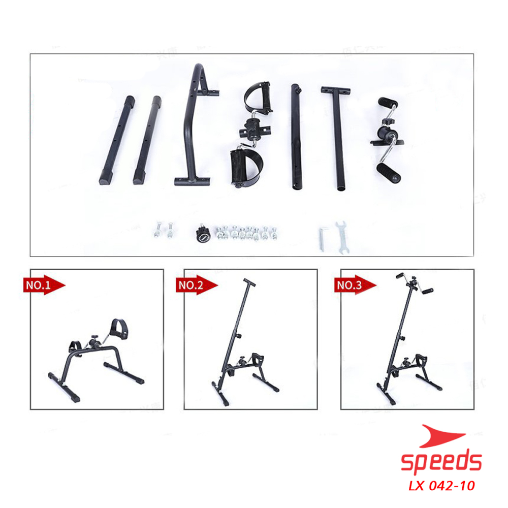 SPEEDS Sepeda Statis Terapi Pedal Exerciser Sepeda Terapi Untuk Kaki dan Tangan, Stroke 042-10