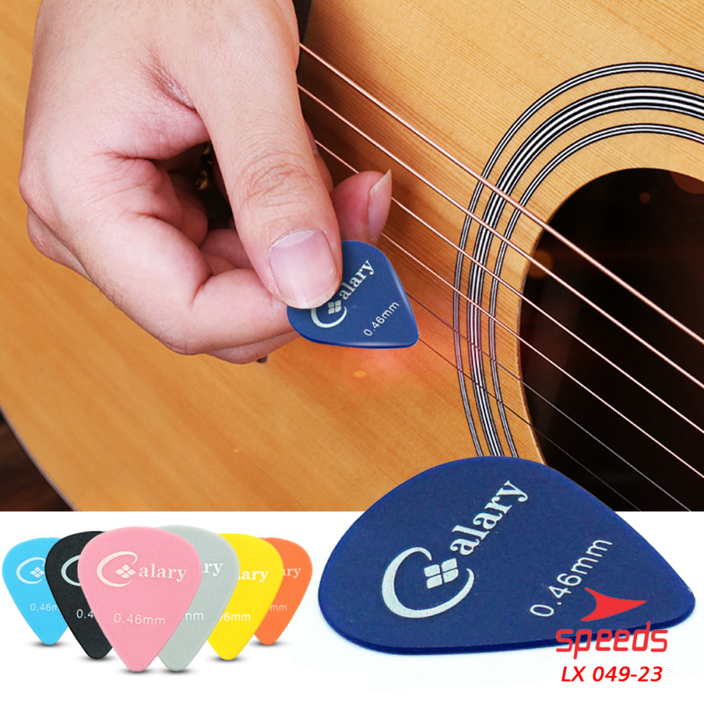 SPEEDS Pick Gitar Alat Musik Celluloid Murah Pemetik Gitar Akustik 0.46, 0.71, 0.96 mm 049-23