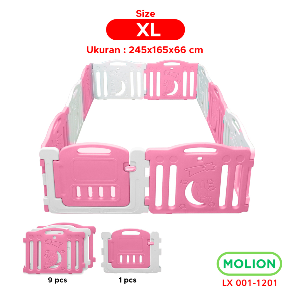 Pagar Anak Pagar Bayi Pagar Mainan Anak Bayi Baby Fence Lengkap dan Kokoh 001-M1201