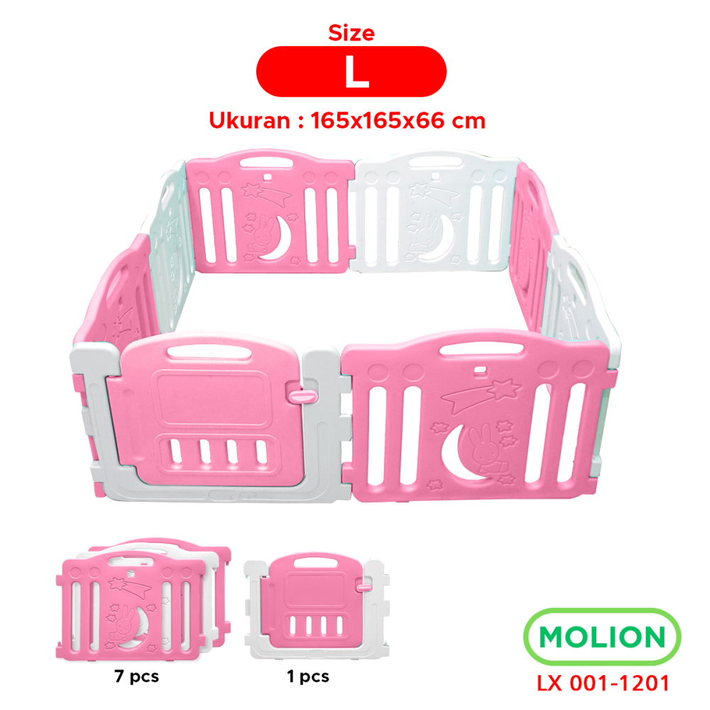 Pagar Anak Pagar Bayi Pagar Mainan Anak Bayi Baby Fence Lengkap dan Kokoh 001-M1201