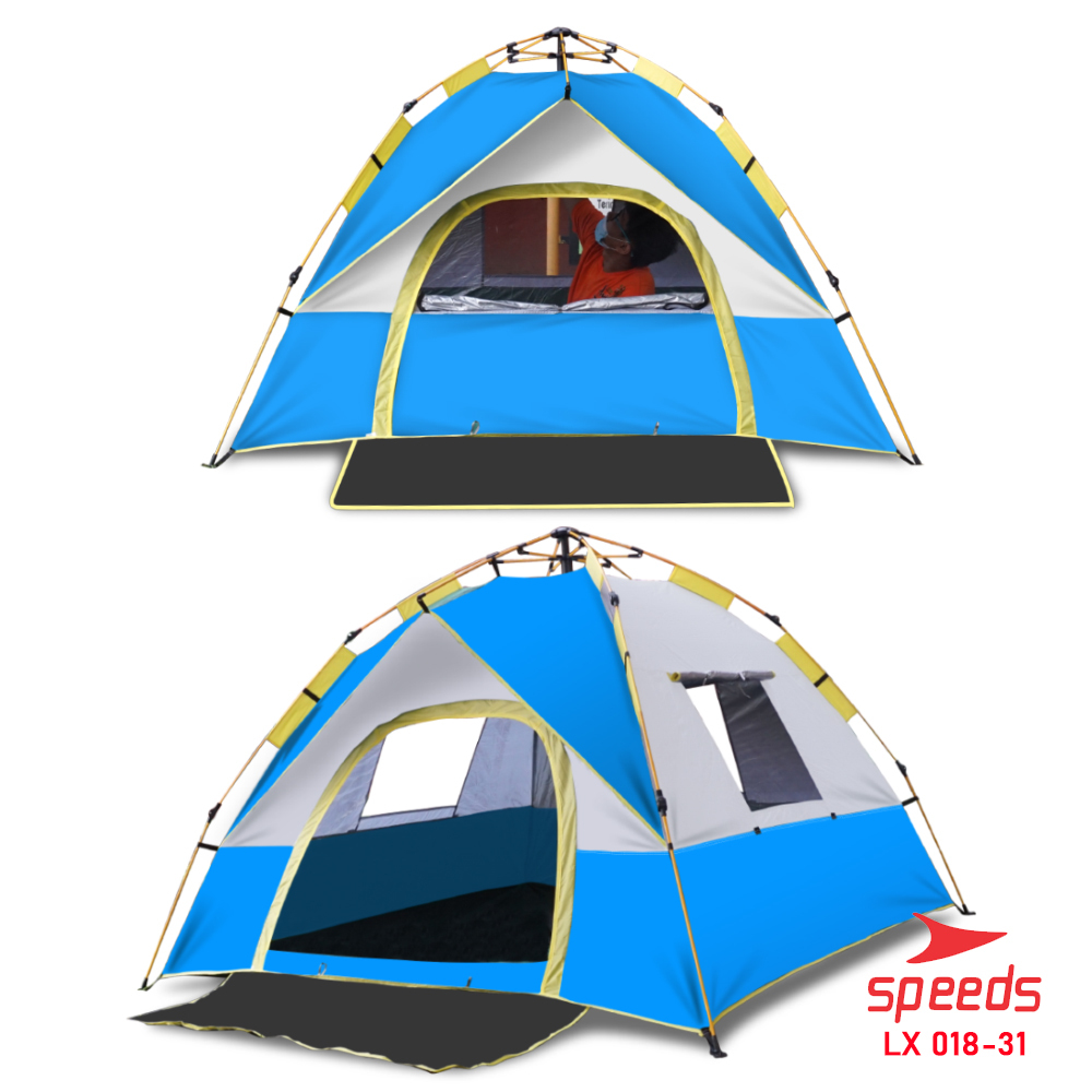 SPEEDS Tenda Camping Lipat 1-2 Orang Tenda Gunung Tenda Manual Waterpoof Portable Outdoor 018-31