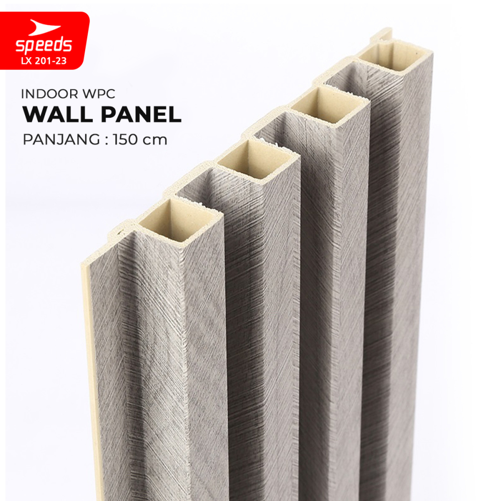 SPEEDS Wallpanel Wood Panel WPC Panel wood Wall panel Premium Dinding Kisi Kayu Wood Mudah 201-23