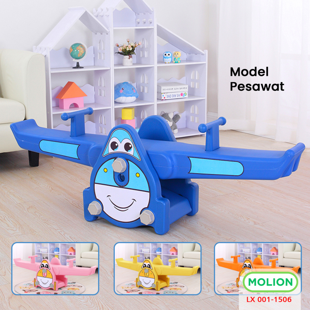 Mainan SNI Jungkat Jungkit Kuda Kudaan Mainan Anak Jungkat Jungkit Rocking Horse Bahan HDPE Jungkat-Jungkit Playground Berstandar 001-M1506