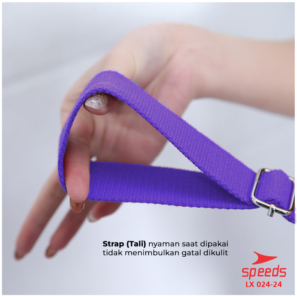 SPEEDS  Yoga Belt Tali Yoga Yoga Strap Power Yoga Stretching Strap Peregangan Olahraga Pintu Ring 024-24