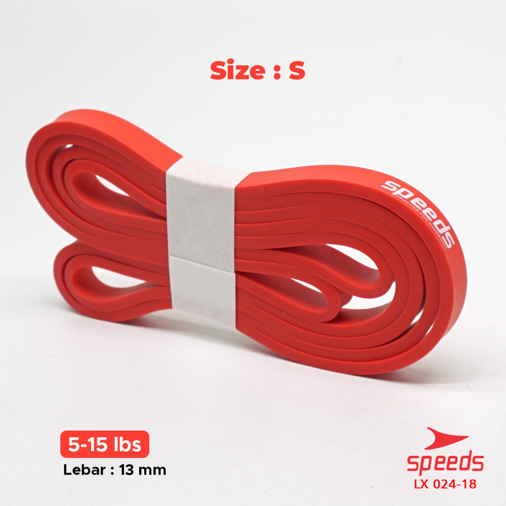 SPEEDS Tali Karet Yoga Fitness Loopbands Resistance Bands Anti Slip Loop Bands Karet Fitness Elastis 024-18