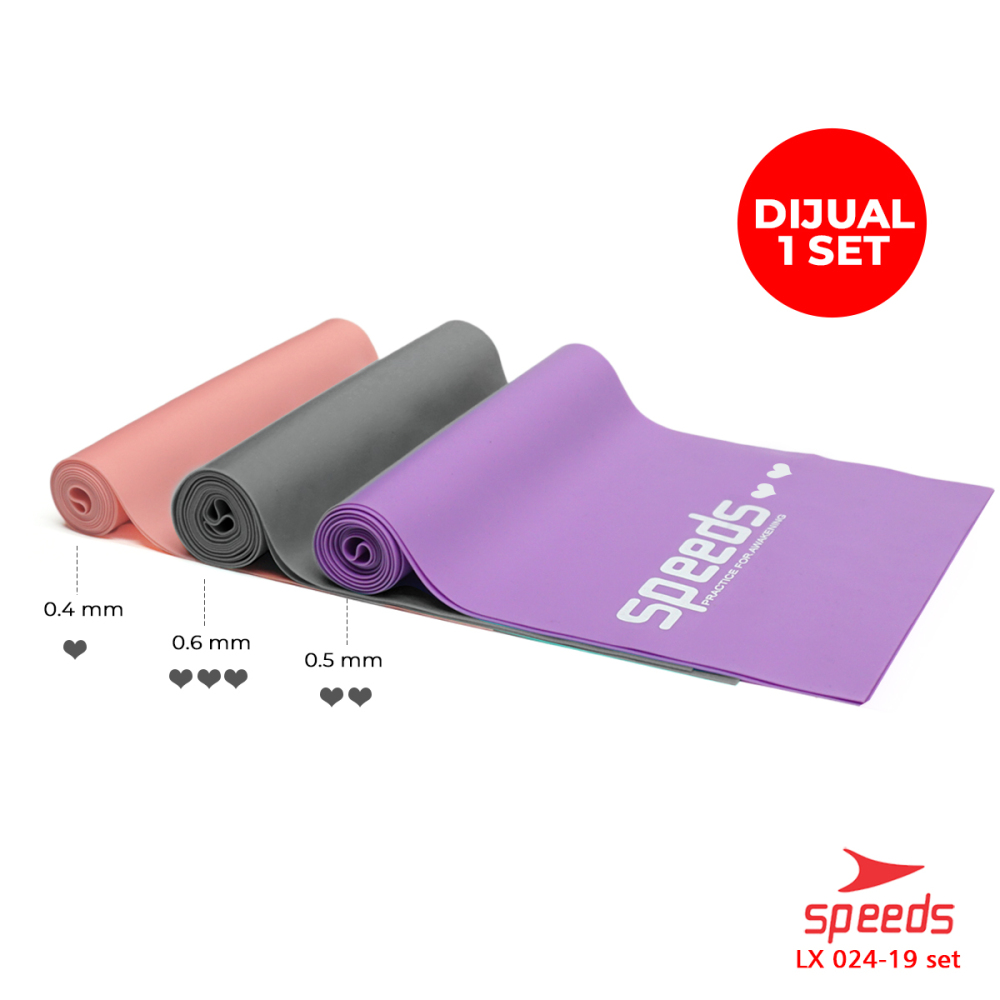 SPEEDS Long Resistance Band Sheet Power Band Flexi Band Olahraga Karet Yoga Gym Fitness 024-19