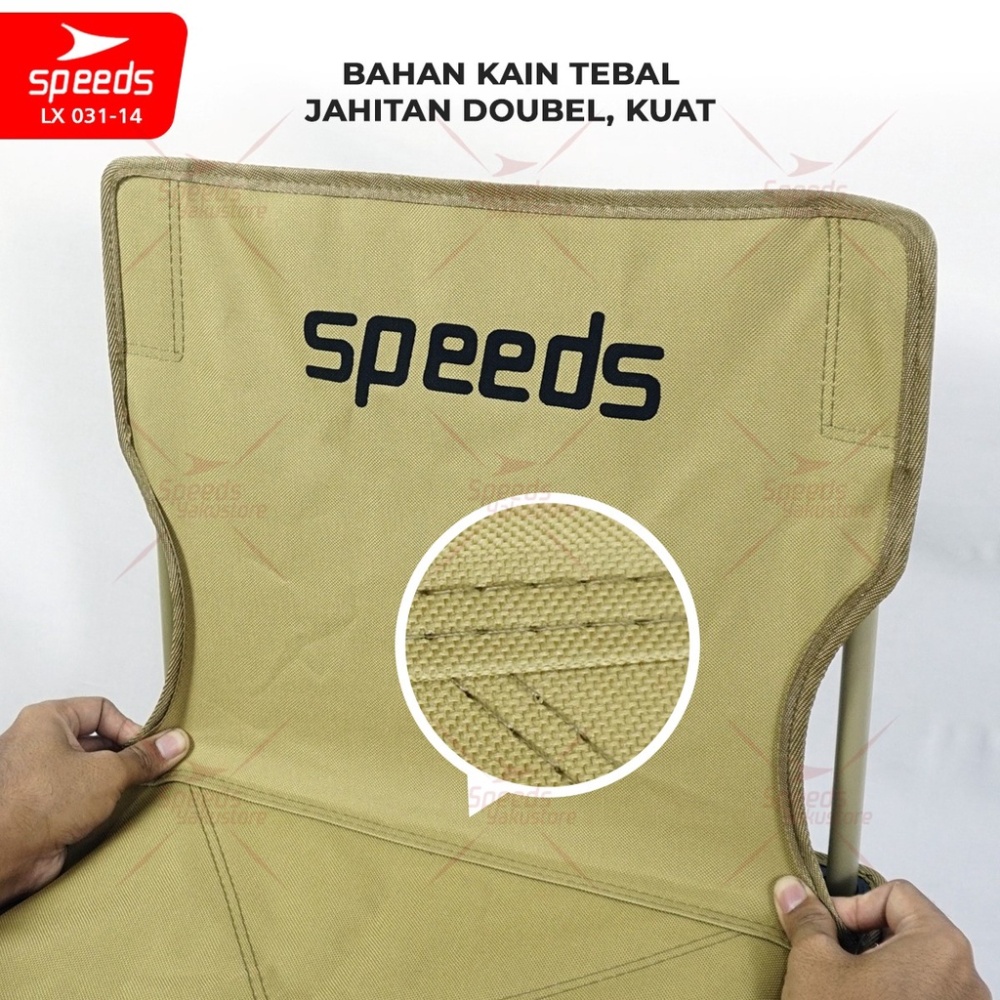 SPEEDS Kursi Lipat Outdoor Portable Tempat Duduk Foldable Camping Gunung Sauna Bangku 031-13