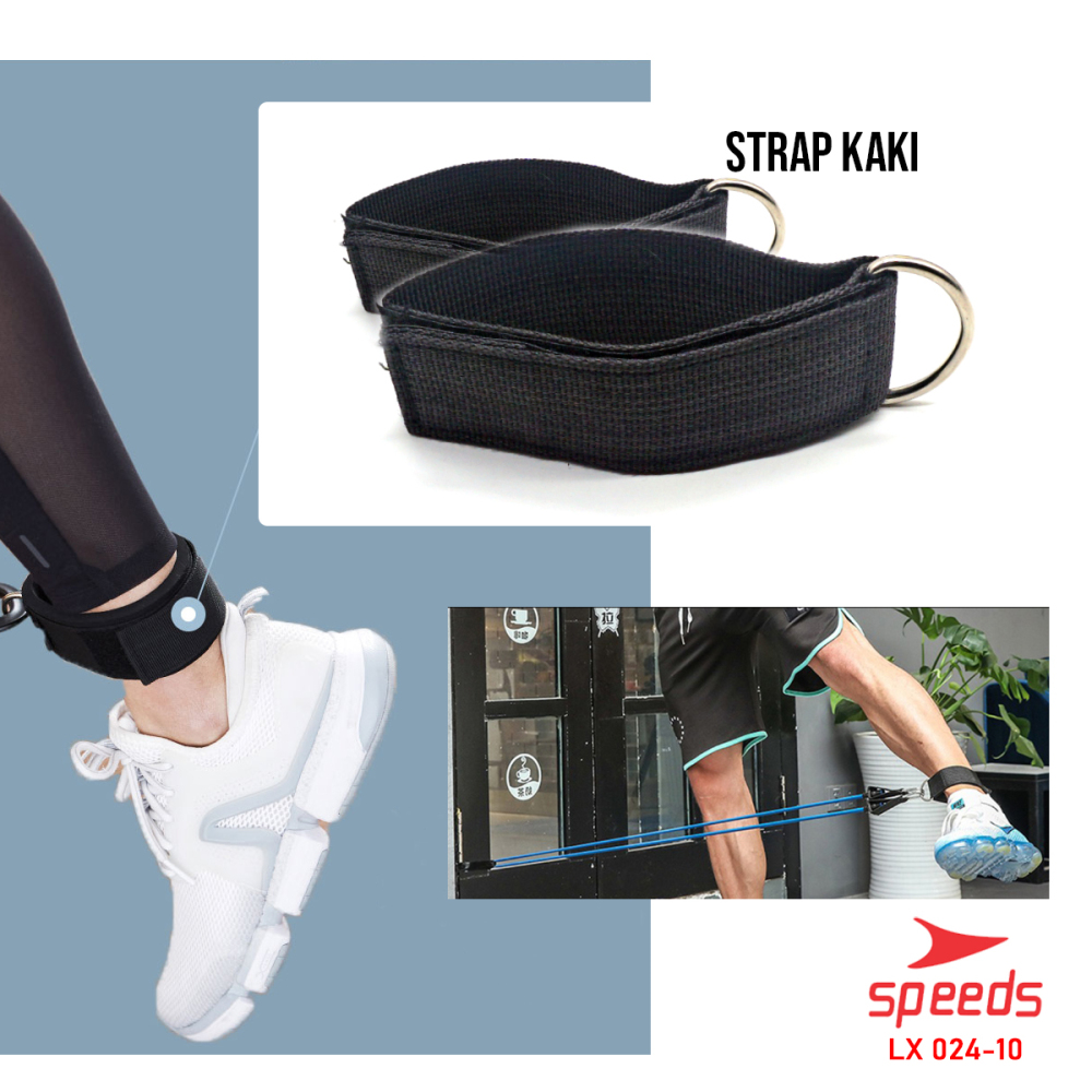 SPEEDS Resistance Bands 11 in 1 Set Tali Pembantu Premium Bands Fitness Gym Power 024-10