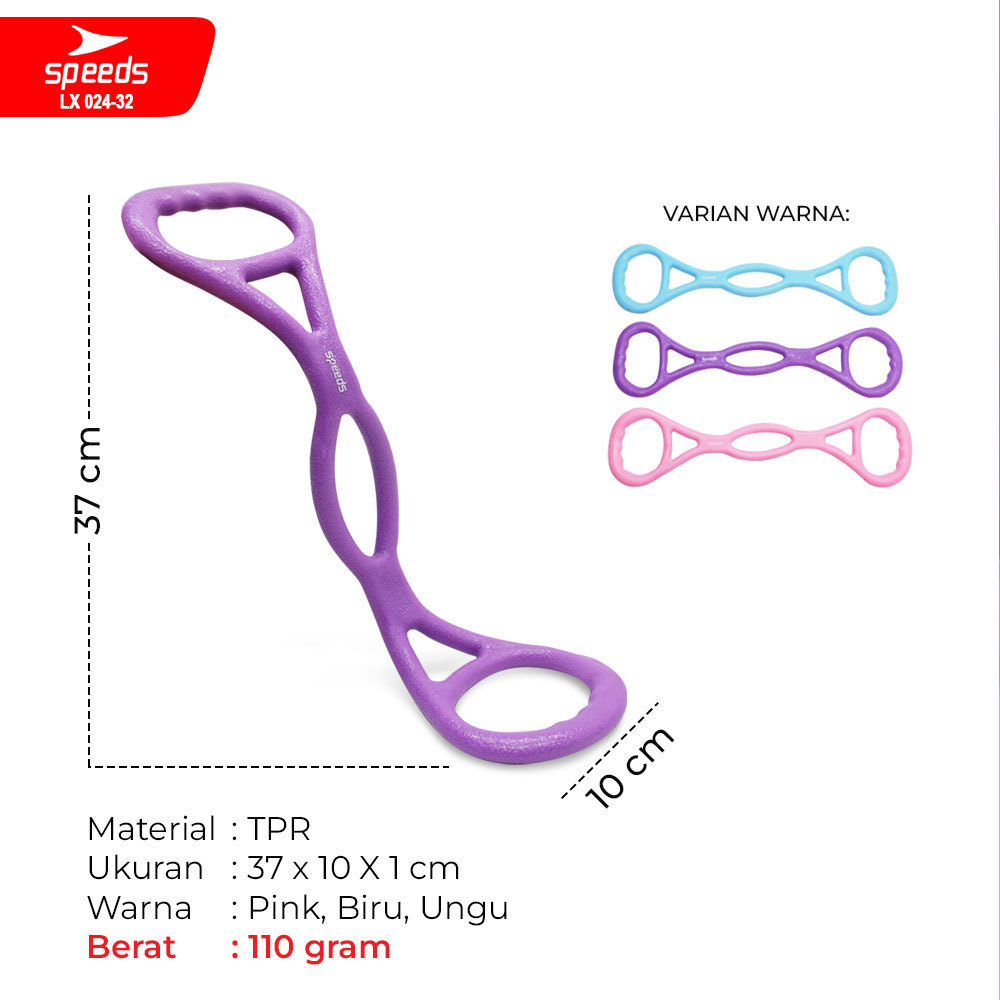 SPEEDS SPEEDS Tali Yoga Yoga Pull Rope Yoga Stretch Rope Tali Yoga Latihan Fitness Resistance Band 024-32