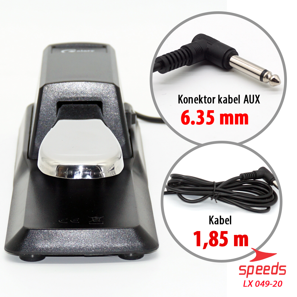 SPEEDS Sustain Pedal Keyboard Alat Musik Untuk Piano Elektrik Synthesizer Digital 049-20